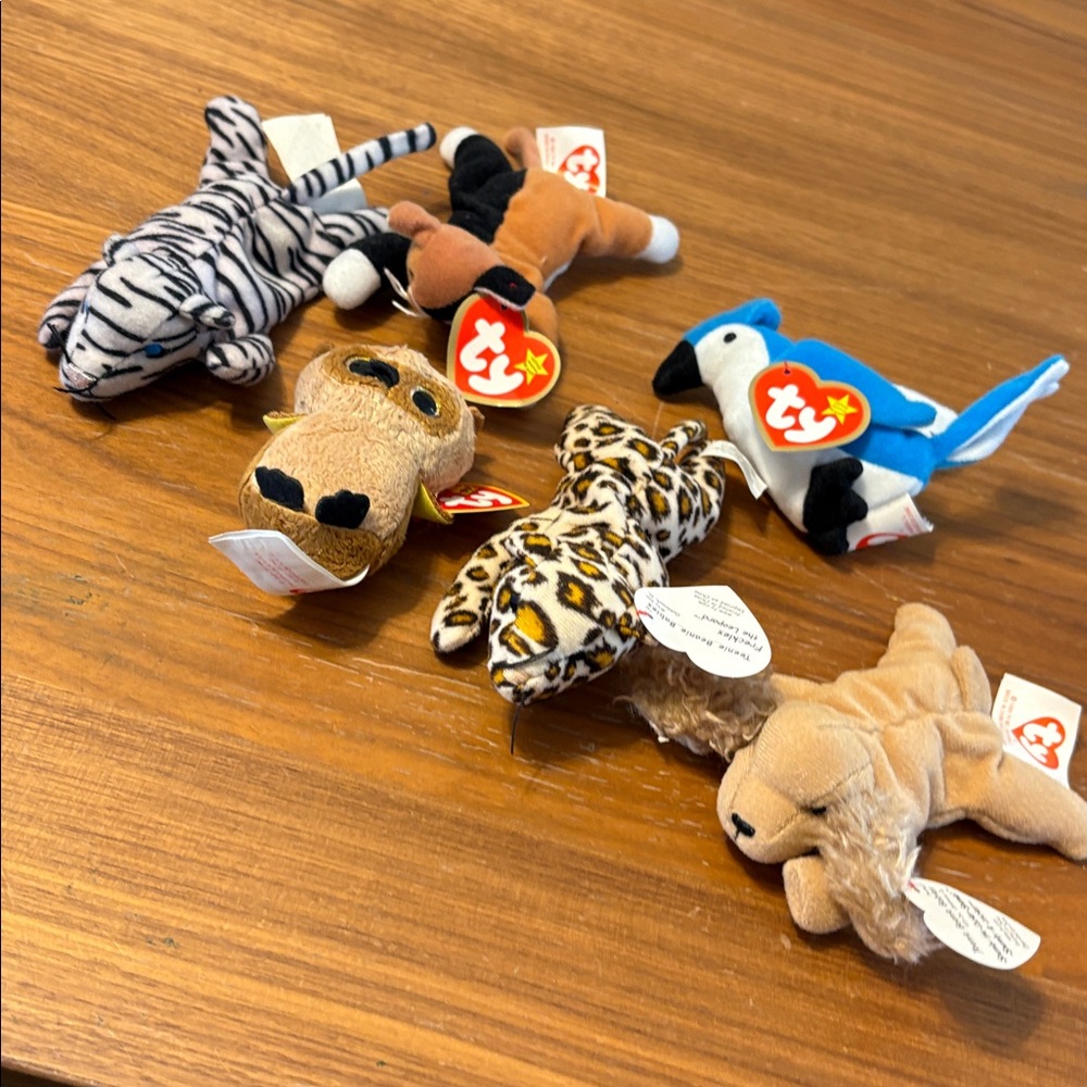 Ty Teenie Beanie Babies Plush Toy Collection - 1993-2021